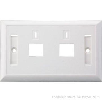 American Flush Mount Face Plates RJ45 module 70*115MM Unloa